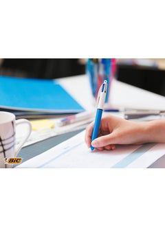 Bic 4 Colors Medium Ballpoint Pen Box of 12  - Image 5