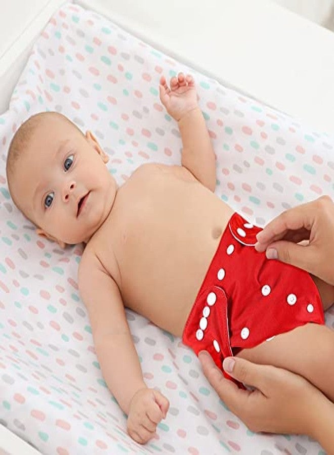 KETKAR Cloth Diaper Washable Reusable One Size Adjustable for Baby, 1 Diaper_Orange - Image 3