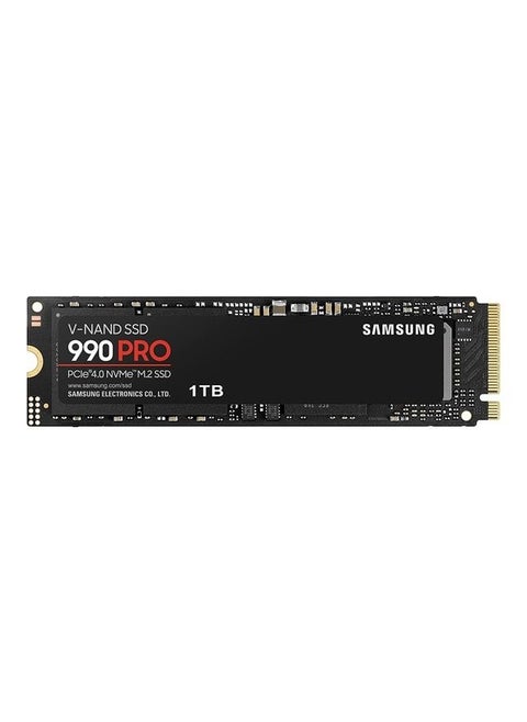 990 Pro 1 TB NVMe M.2 Internal SSD, PCIe Gen 4.0 x4, NVMe 2.0 Interface, 7450 MB/s Sequential Read Speed, 6900 MB/s Sequential Write Speed, V-NAND 3-bit MLC
