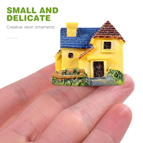 TINKSKY 4pcs Miniature Dollhouse Bonsai Craft Garden Resin Landscape DIY Villa Decor, Birthday Gift for Children - Image 3