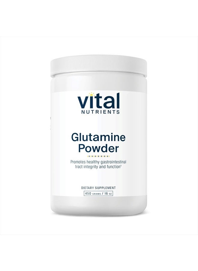 Vital Nutrients Glutamine Powder | Vegan L-Glutamine Supplement to Support Immune, Digestive and Gut Health* | Gluten, Dairy and Soy Free | Non-GMO | 450 Grams - Image 1