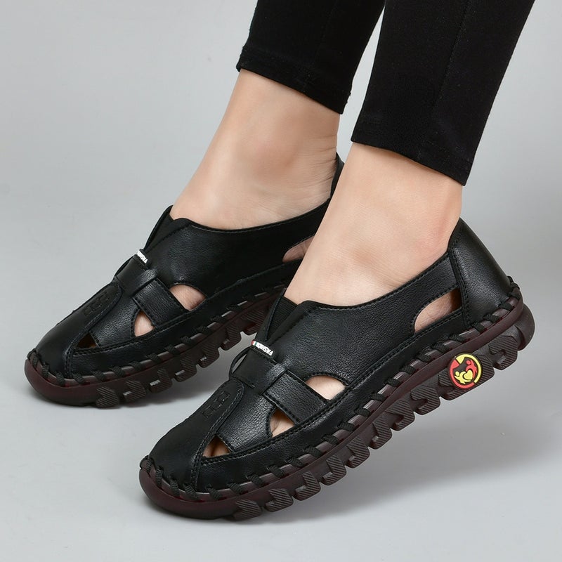 Hand-stitched Flat Sandals for Women - Image 3