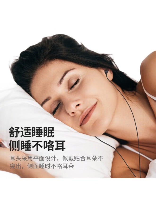 Newmine سماعات رأس نيوماين XL02 سلكية بتقنية إلغاء الضوضاء للنوم، نوع-C، مناسبة للنوم الجانبي دون ضغط على الأذنين، سماعات أذن متوافقة مع أندرويد، بيضاء - Image 1