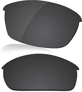 LenzReborn LenzReborn Polarized Lens Replacement for Oakley Flak Jacket Sunglass - Dark Black - Polarized  - Image 1