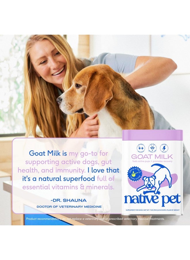 Native Pet Goat Milk for Dogs - Organic Goat Milk Powder for Dogs and Cats - Puppy Formula Dairy Replacement Packed with Protein & Vitamins for Immunity, Recovery & Growth for Active Pups - 60 Scoops - Image 5