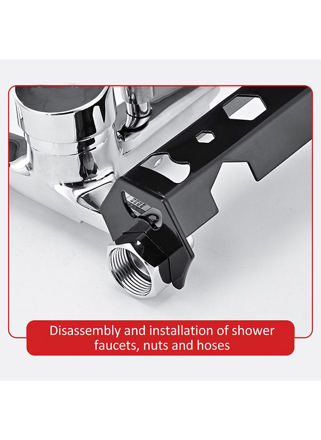 Generic - 12 Sizes Multifunctional Basin Wrench Sink Wrench Faucet Plumbing Pipe Tools Plumbers Universal Repair and Install Under Sink Wrench Set - Image 1