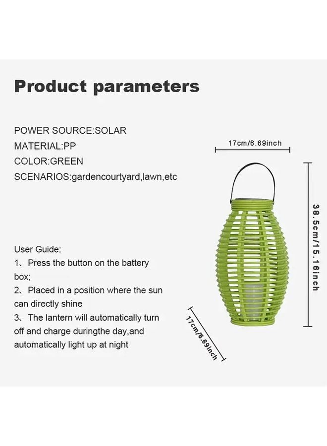 فانوس الزيتون بالطاقة الشمسية 4 ألوان IP44 ضوء خارجي معلق لحديقة الفناء - Image 4