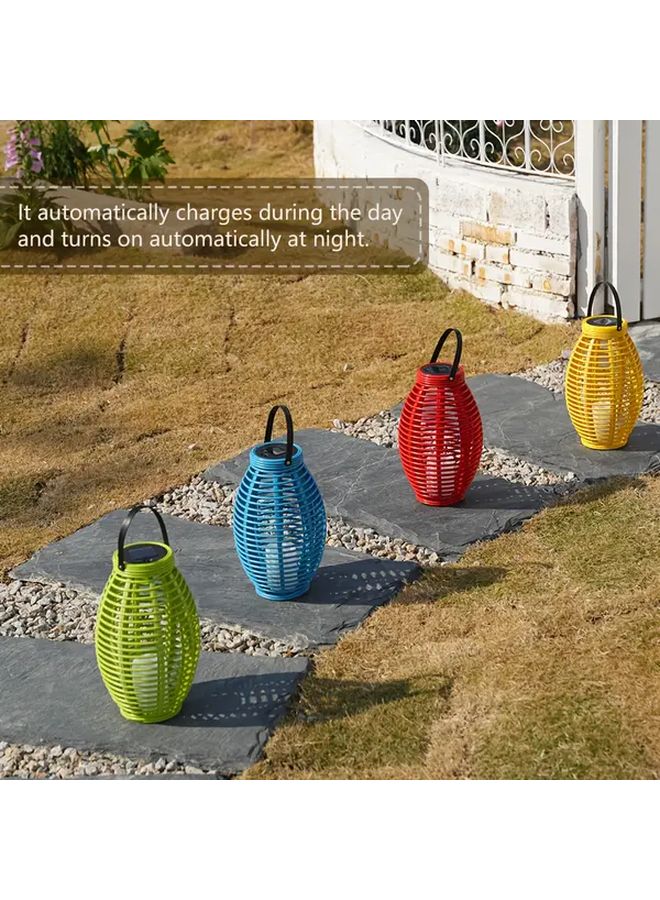 فانوس الزيتون بالطاقة الشمسية 4 ألوان IP44 ضوء خارجي معلق لحديقة الفناء - Image 3