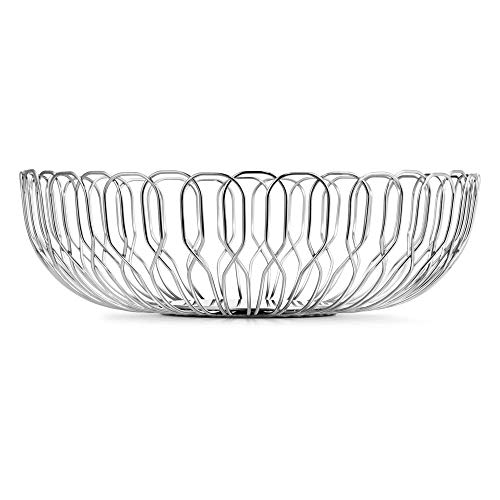 Georg Jensen Alfredo Large Stainless Steel Serving Basket, 10.24" - Image 3