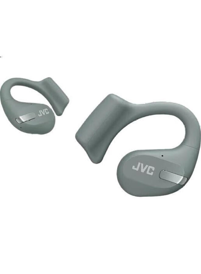 Jvc Ha-Np50T Open-Ear Bluetooth Headphones, True Wireless Non-In Bluetooth 5.3, Long Battery Life, Ipx4 Waterproof Sports Earphones, Green - Image 1