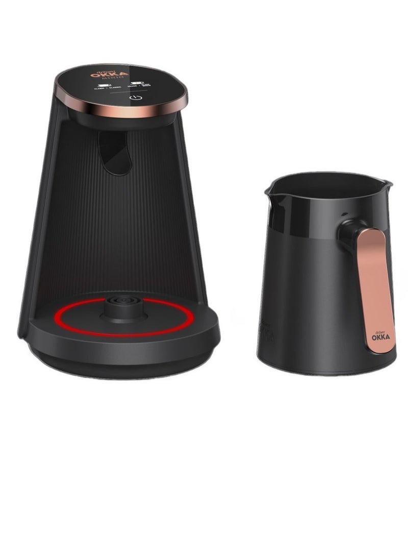 أرزوم آلة قهوة تركية OKKA OK0050 MINIO سوداء/نحاسية - Image 5