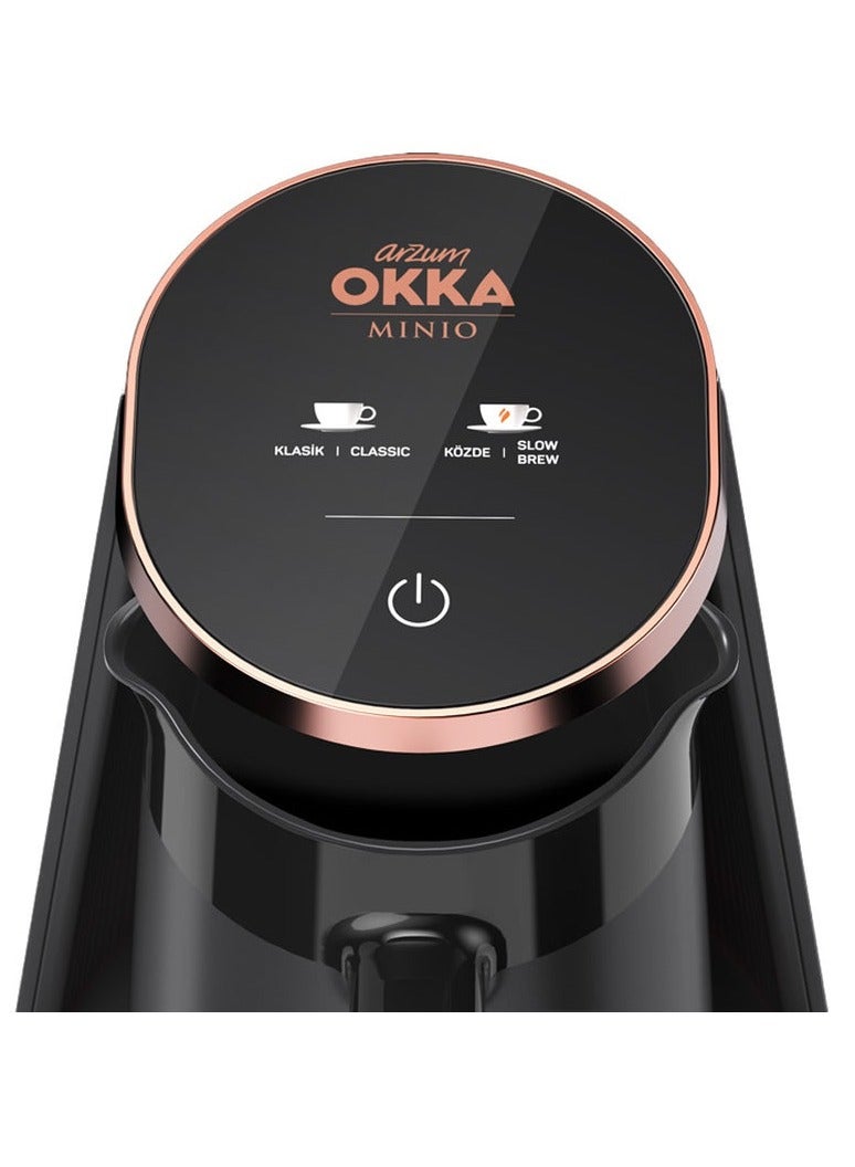 أرزوم آلة قهوة تركية OKKA OK0050 MINIO سوداء/نحاسية - Image 4