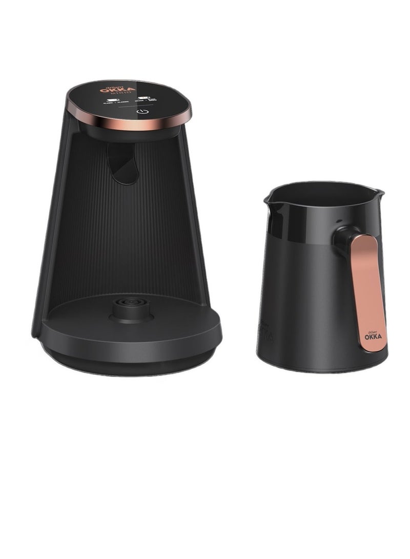 أرزوم آلة قهوة تركية OKKA OK0050 MINIO سوداء/نحاسية - Image 3