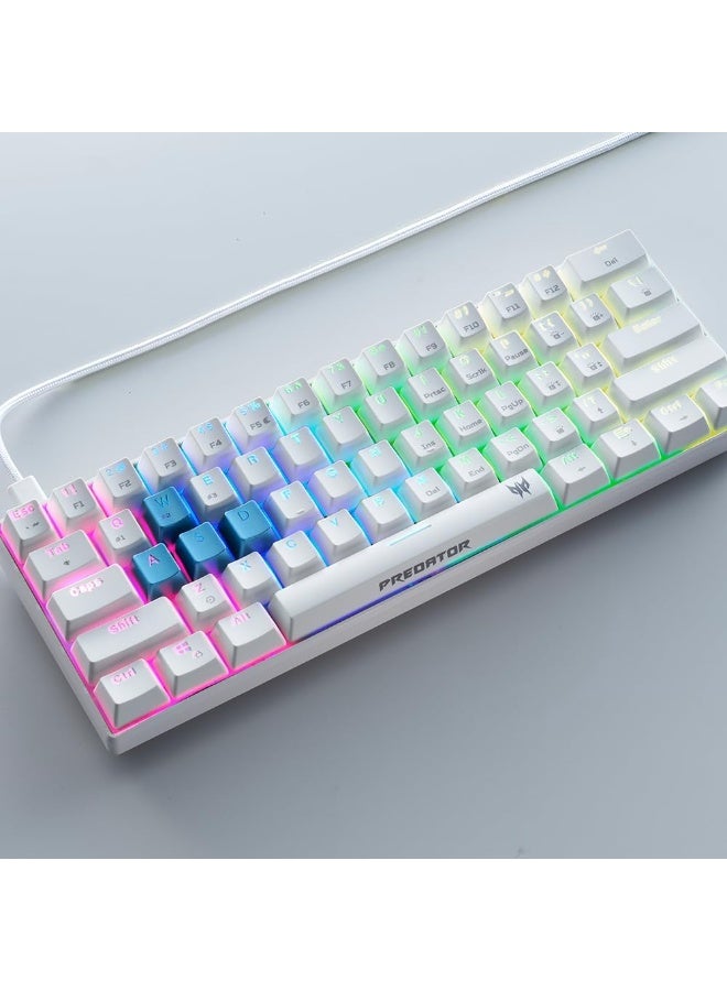 Acer Predator Aethon 330 Gaming Keyboard|Space-Saving 61-Key Design|100% Anti-Ghosting with N-Key Rollover|Kailh Blue Switches|Personalized RGB Lighting | Dual Mode - Wired & Bluetooth, (Pack of 1) - Image 4