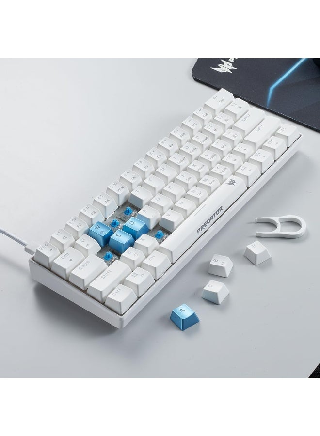 Acer Predator Aethon 330 Gaming Keyboard|Space-Saving 61-Key Design|100% Anti-Ghosting with N-Key Rollover|Kailh Blue Switches|Personalized RGB Lighting | Dual Mode - Wired & Bluetooth, (Pack of 1) - Image 5