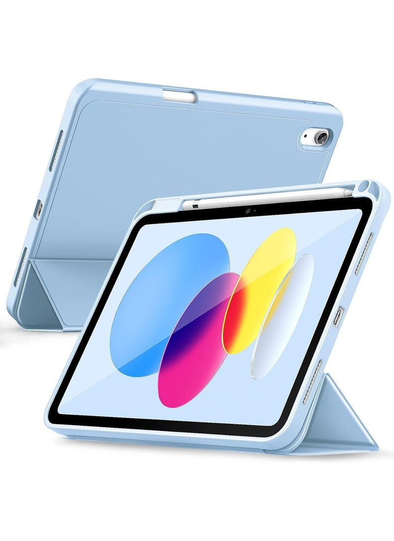 VKL - Case for iPad 10th Generation with Pen Holder iPad Protective Smart Stand Case for iPad 10 Generation - Image 1