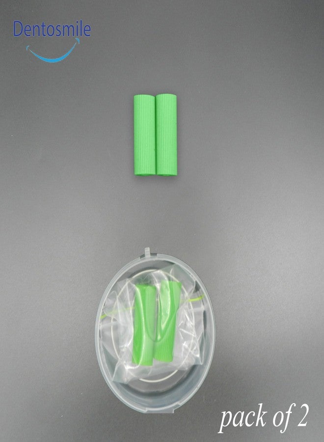 Dentosmile Chewies Seater in Green Colour with Carry Case for Aligner Chompers Trays (Unscented) - Image 2