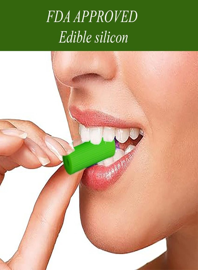 Dentosmile Chewies Seater in Green Colour with Carry Case for Aligner Chompers Trays (Unscented) - Image 5