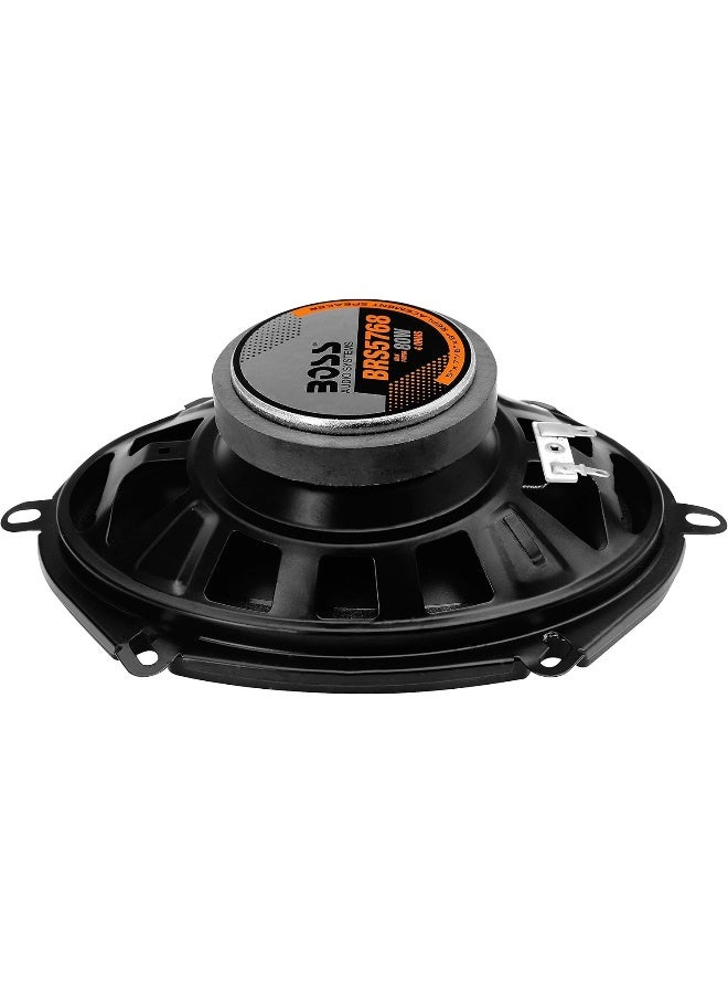 BOSS AUDIO SYSTEMS BOSS Audio Systems BRS5768 80 Watt, 5 x 7 6 x 8 Inch Duo-Fit, Full Range, Replacement Car Speaker - Sold Individually  - Image 4