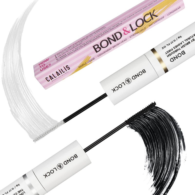 CALAILIS Lash Bond and Seal, Cluster Lash Glue for Lash Clusters - Strong Hold, Long Lasting 7+ Days, Waterproof, Non-irritating, Suitable for Sensitive Eyes - Image 1