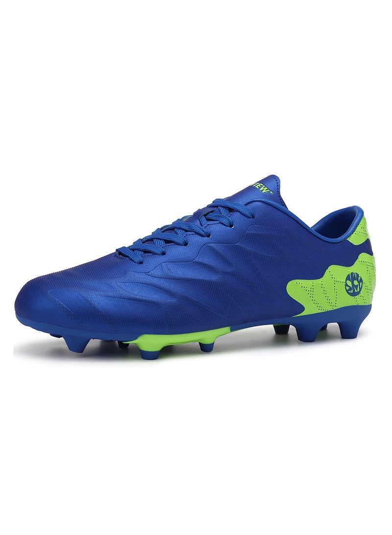 Sky View Unisex Sizes Soccer Cleats with Lace-Up FG sole spikes for Training Athletic Outdoor/Indoor ground Comfortable Lightweight and Durable for Men,Women,Football Training Sneakers  - Image 1