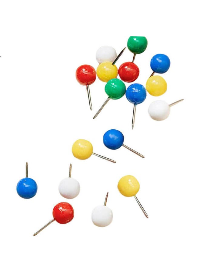 Ubiquitin Youbili Colored Spherical Pushpins, Map Report Pins, Photo Wall Pearl Pins, Earth Pins, 100 Pieces/Box, 4356 - Image 2