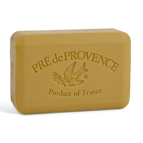 Pre de Provence Artisanal Soap Bar Enriched with Organic Shea Butter Natural French Skincare Quad Milled for Rich Smooth Lather 88 Ounce Verbena - Image 1