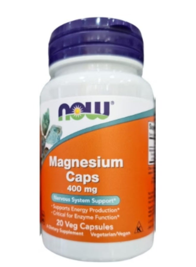 Magnesium 400Mg Cap 20'S