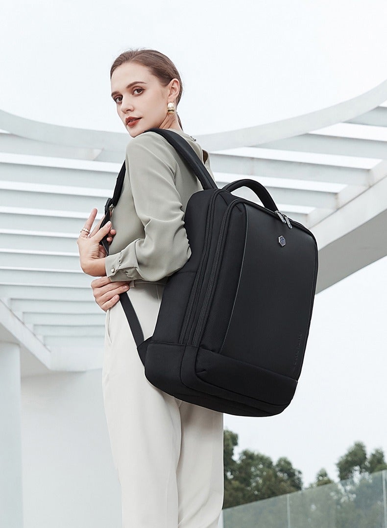ARCTIC HUNTER B00550 Stylish Casual Waterproof 15.6-Inch Laptop Oxford Fabric Backpack Bag - Black  - Image 5