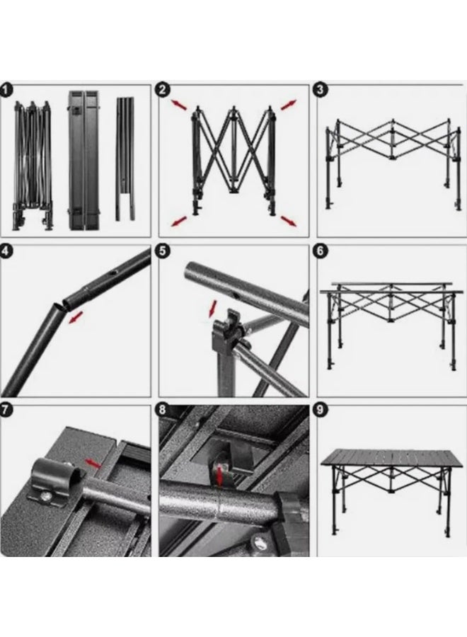 Portable Outdoor Folding Camping Table - Image 3