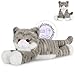 SuzziPals Heatable Coolable Grey Cats Stuffed Animals Microwave Heating Pad Animal for Discomfort Grey Cats Plush for Companion Cat Plushies Lavender Stuffed Animal Stuffed Cat Toys Gift - Image 2