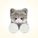 SuzziPals Heatable Coolable Grey Cats Stuffed Animals Microwave Heating Pad Animal for Discomfort Grey Cats Plush for Companion Cat Plushies Lavender Stuffed Animal Stuffed Cat Toys Gift - Image 4
