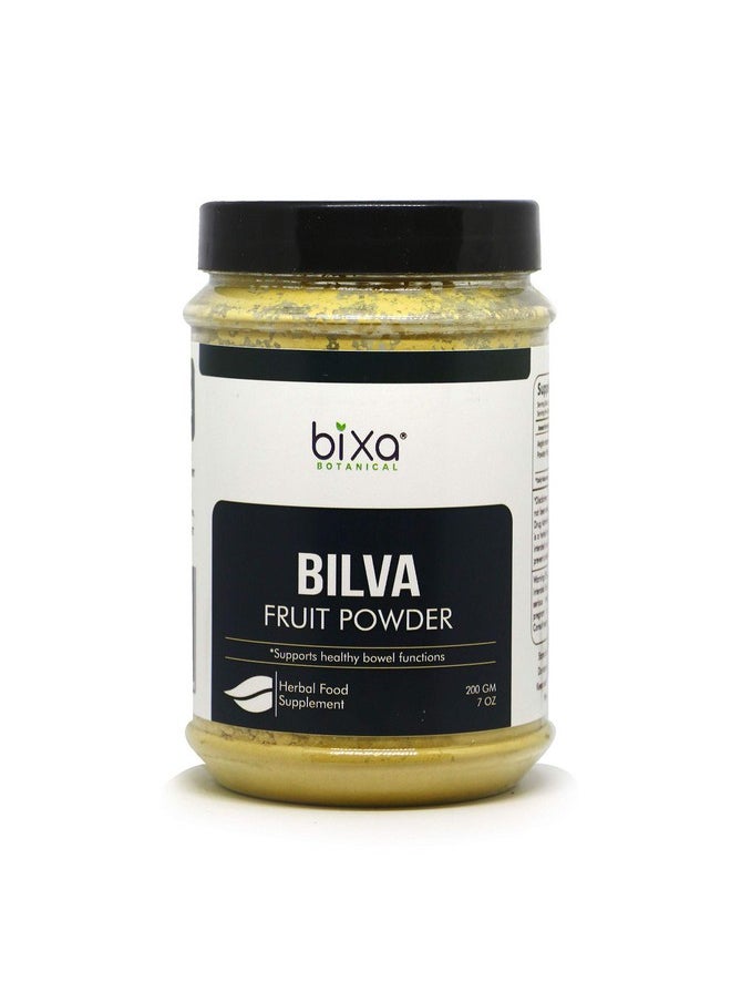 bixa BOTANICAL - مسحوق فاكهة بيلفا (Aegle Marmelos/Bael Fruit) 7 أونصة (200 جرام) يدعم وظائف الأمعاء الصحية؛ تفاح خشبي؛ غذاء خارق؛ طبيعي - Image 1