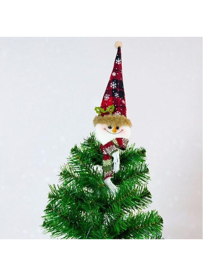 2-Piece Snowman Bottle Bag Tree Top Decoration Multicolour - Image 5