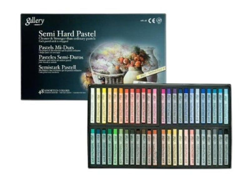 Mungyo 'Mungyo Gallery Semi-Hard Pastels Cardboard Box Set of 48 - Assorted Colors' - Image 3