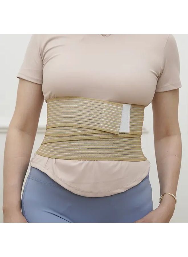 Beige Lumbar Support Corset For Men And Women Adjustable Waist Trainer 78 74 Inch - Image 1