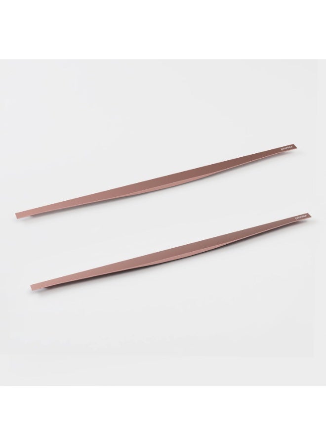 Plantex Profile Handle for Kitchen Cabinet/36 Inch Aluminium Drawer Profile Handle/Wardrobe Pull Handle for Home/Office/Hotel - Pack of 2 (Rose Gold) - Image 1