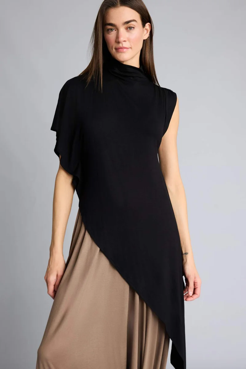ديفاكتو Afra x Defacto Slim Fit Half Turtleneck T-Shirt