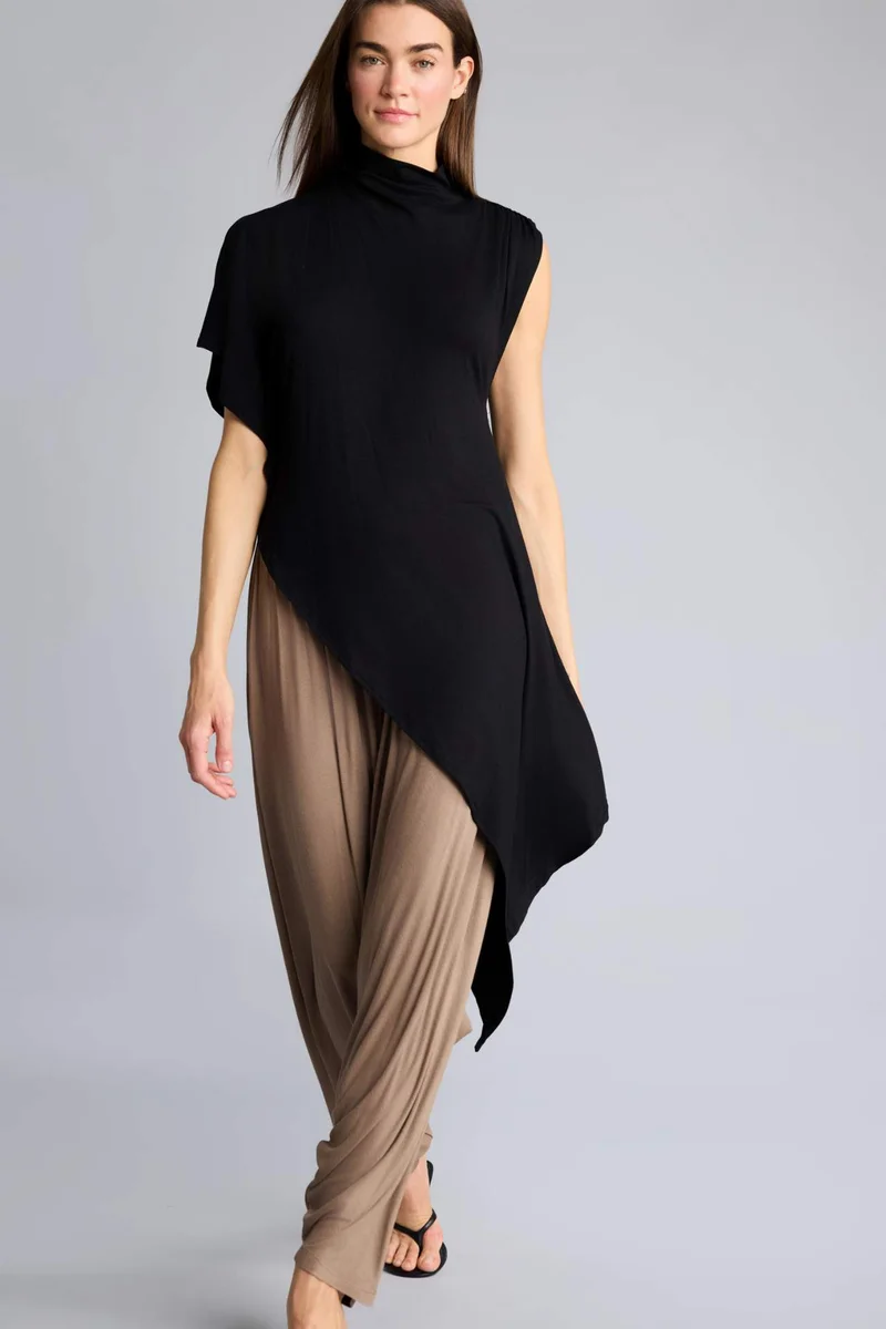 ديفاكتو Afra x Defacto Slim Fit Half Turtleneck T-Shirt