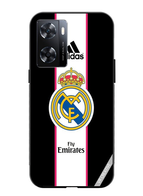 Protective Case Cover For Oppo A57/A77s Madrid Design Multicolour