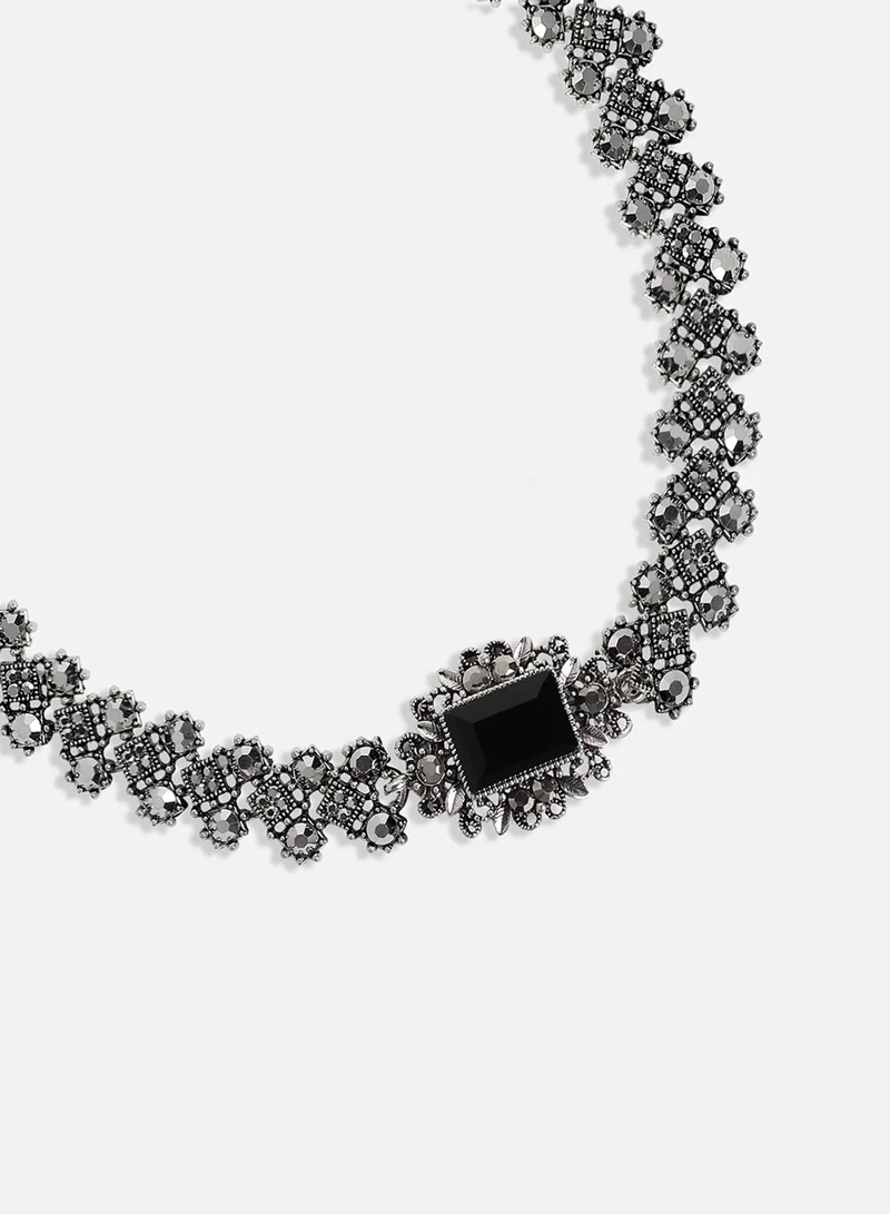 SOHI Maxi Crystal Artificial Jewellery Set