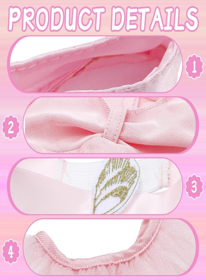 Kajaia 8 Pcs Doll Clothes 18 Inch Doll Clothes and Accessories Dress Flip Flops Hat Outfit Swimsuit Accessories for 18 Inch(Ballet) - Image 3