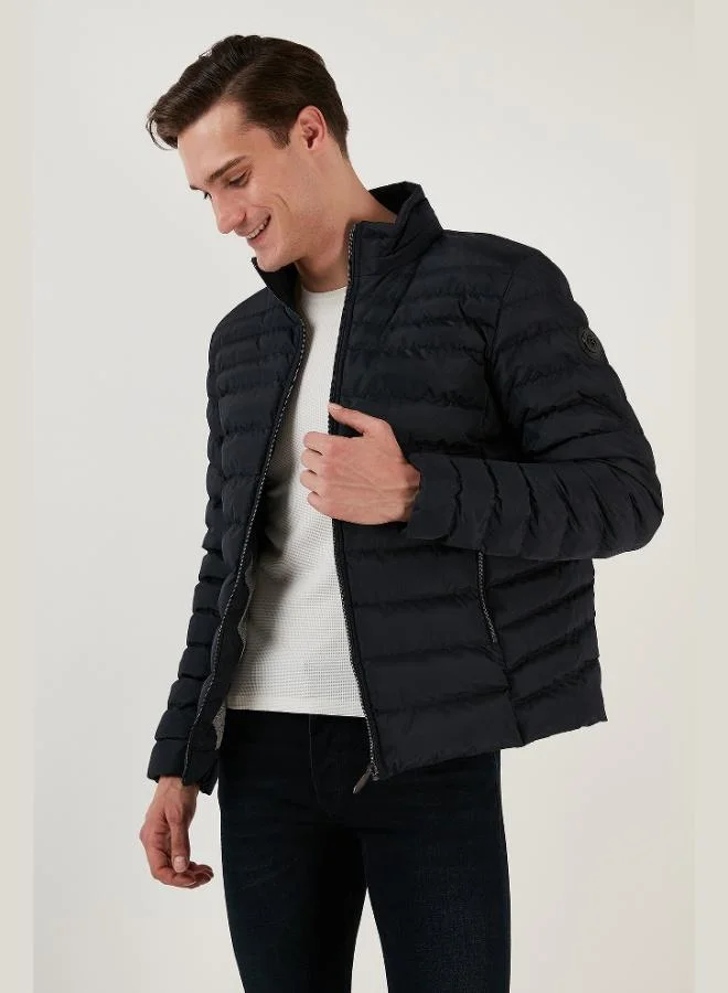 Buratti  Buratti Stand Collar Zip-Up Pocket Slim Fit Puffer Jacket Men's JACKET 649002 for Men | Best Price UAE