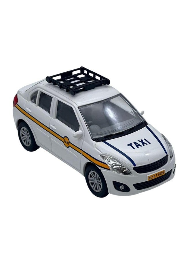 Sheel Kid Dezir Taxi Toy With Pull-Back Action And Door Openable,Ola Uber Swift Model Cab Toy Car Multicolor - Image 1
