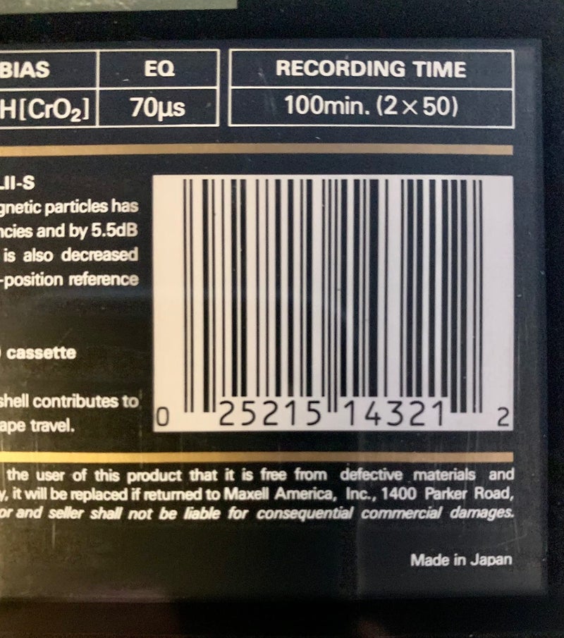 Maxell Gold Audio Cassette, 100 Minutes, 1 Count - Image 3