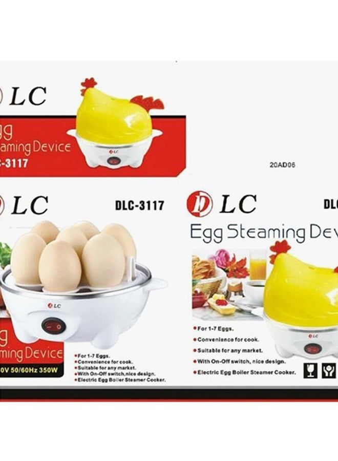 جهاز سلق البيض الكهربائي DLC-3117 بقدرة 350 وات - أبيض - Image 2