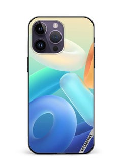 Protective Case Cover For Apple iPhone 15 Pro Max Rings Design Multicolour
