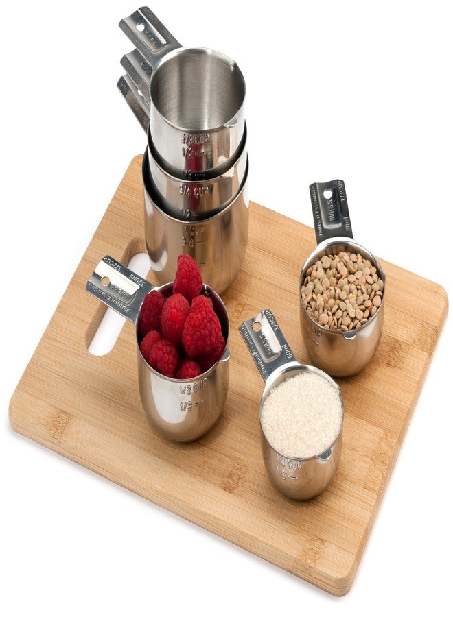 Hudson Essentials Stainless Steel Measuring Cups Set (6 Piece Set) - Image 4