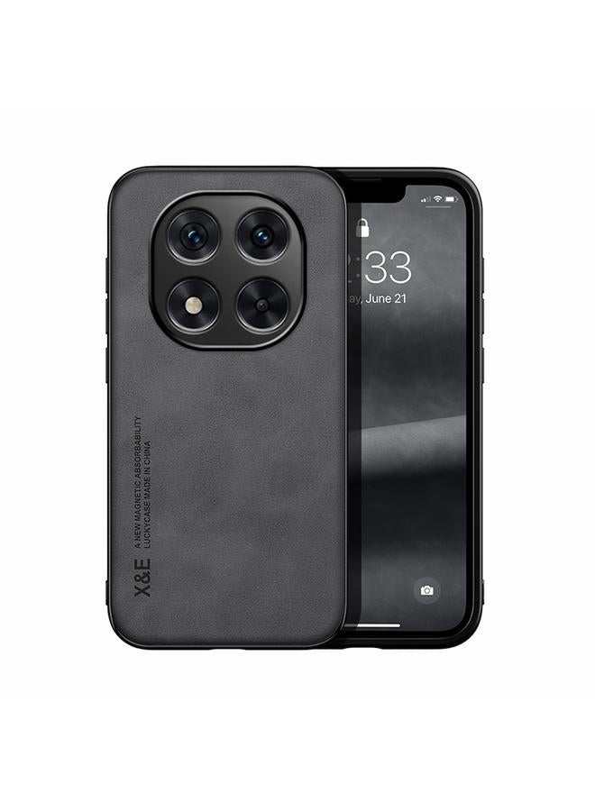 S-TOP Case For Redmi Note 14 Pro 5G Skin Feel Magnetic Leather Back Phone Case - Image 1