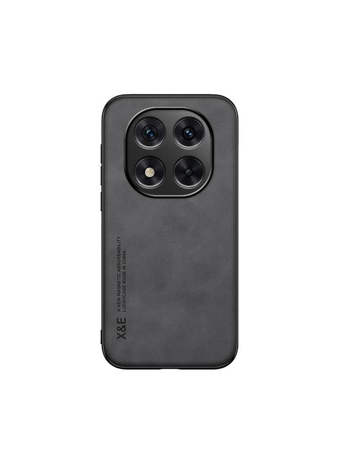 S-TOP Case For Redmi Note 14 Pro 5G Skin Feel Magnetic Leather Back Phone Case - Image 2